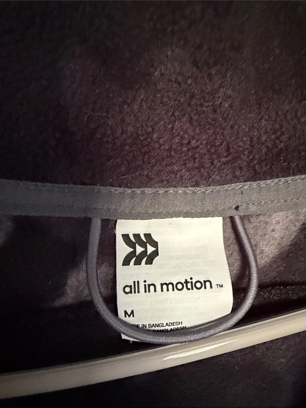 all in motion Black & Gray Camo Quarter-Zip Fleece Pullover